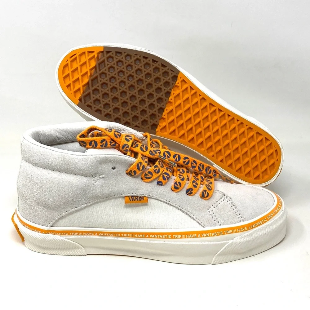 VANS X TAKA HAYASHI SNAKE TRAIL LX Suede Marshmallow Men's Sneakers VN0A4UWR26L - Picture 7 of 9